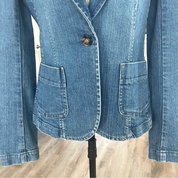 Theory Denim Blazer Jacket - Picture 6 of 13